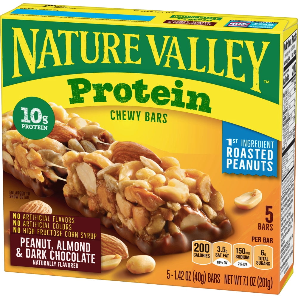Nature Valley Peanut Almond & Dark Chocolate Chewy Granola Bars 5 ct / 1.42 oz - 5 Pack