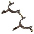 thumbnail image 4 of Espuelas, 2 piezas Espuelas de vaquero occidental Espuelas de acero Las espuelas occidentales mejoran su experiencia, 4 of 8