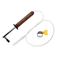thumbnail image 2 of Coffee Machine Steam Cleaning Brush Nylon Anti-Scald Wood Handle Cleaning Brush Coffee Machine Cleaning Tool, 2 of 7