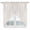 Brown, variant on Farmhouse Pink White Striped Kitchen Window Curtains, Swag Curtains Valance for Bedroom Living Room Bathroom, Modern Stripes Rod Pocket Window Treatment Curtain Block Drapes 2 Panels 28"x36"