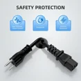 thumbnail image 3 of AC Power Cord For LifePro Turbo 1050 3D Vibration plate Exercise Machine Fitness, 3 of 5