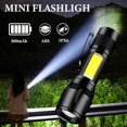 thumbnail image 2 of Mini USB Rechargeable Waterproof Flashlight for Camping Home Hiking and Other Scenarios, 2 of 8