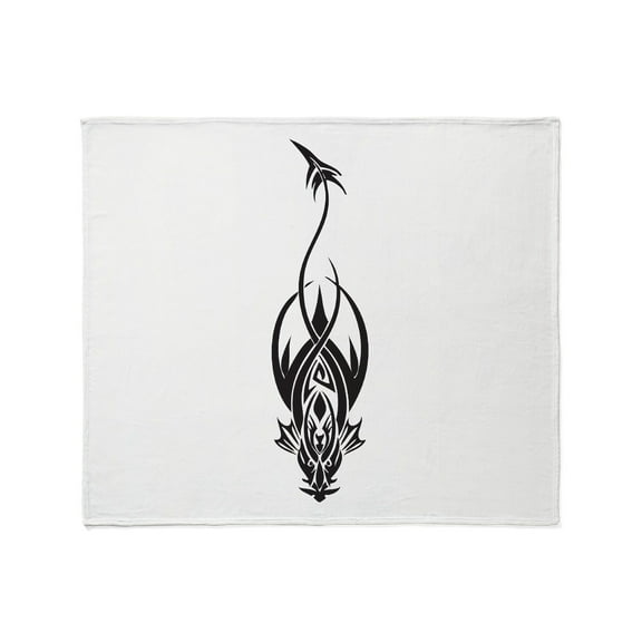 CafePress - Tribal Dragon Throw Blanket - Soft Fleece Throw Blanket, 50"x60" Stadium Blanket