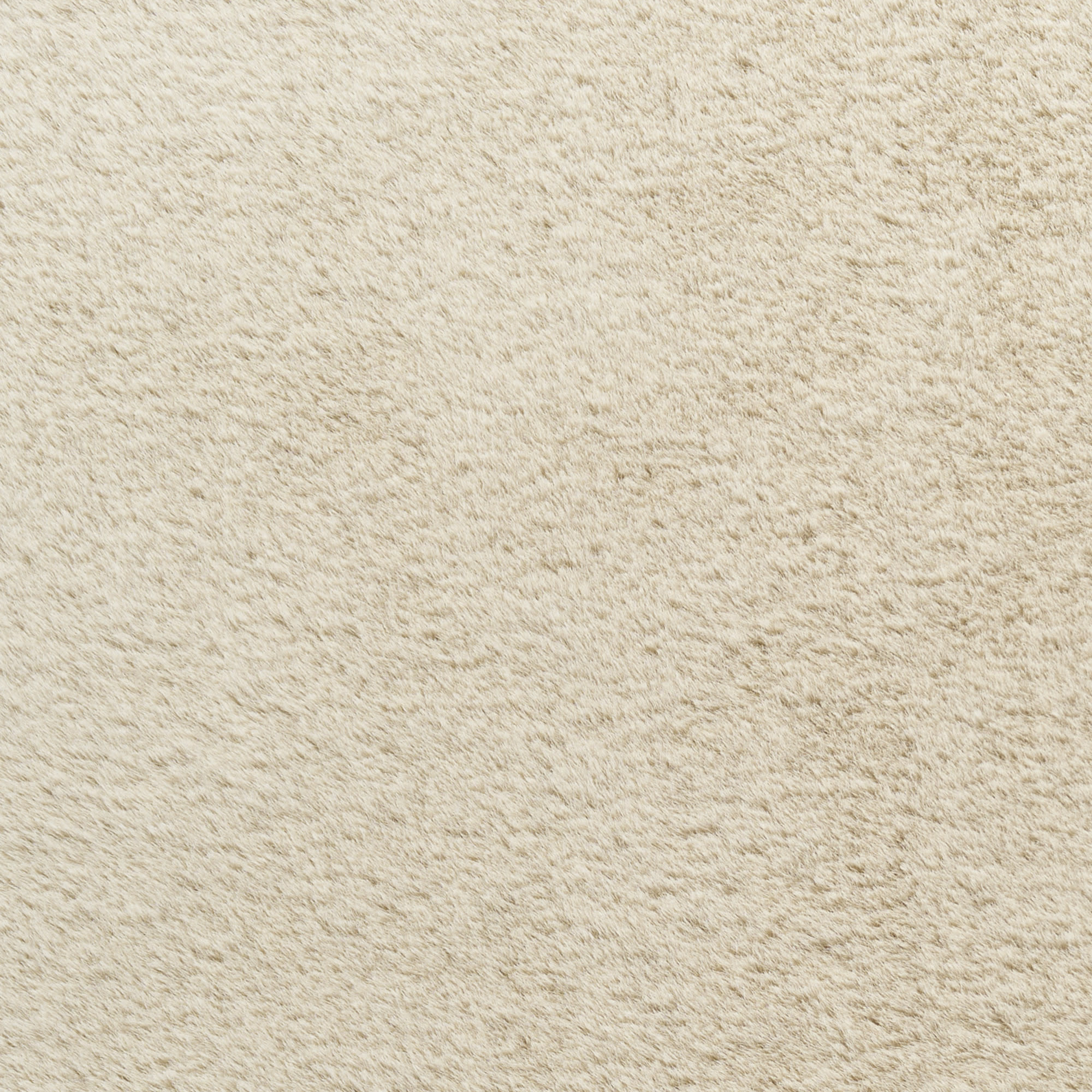 Nourison Soft Plush Rabbit Fur 4' x 6' Beige Contemporary Indoor Rug