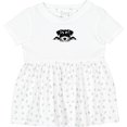 thumbnail image 3 of Inktastic Peeking Miniature Schnauzer Girls Baby Dress, 3 of 5