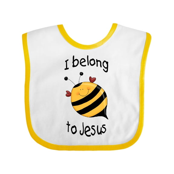 Inktastic I Belong to Jesus Boys or Girls Baby Bib
