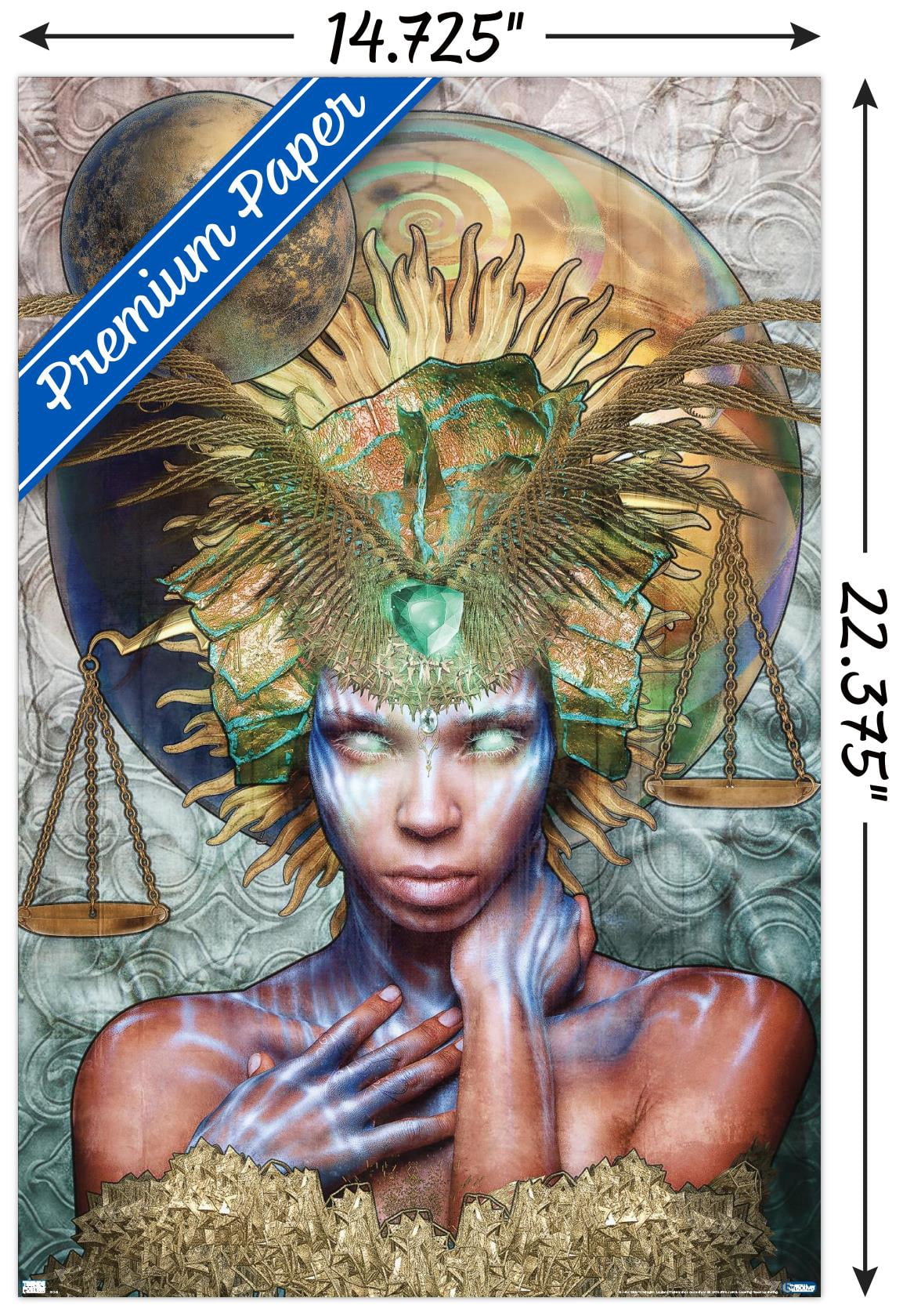 Jena DellaGrottaglia: Cosmic Zodiac - Libra Wall Poster, 14.725" x 22.375"