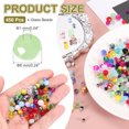 thumbnail image 2 of Uxcell 450 Pcs Faceted Rondelle Glass Beads, 6mm Czech Crystal Glass Spacers Bead Bulk Assorted for Jewelry Making Bracelets Necklace Earring DIY Crafts, Green Tone, 2 of 6
