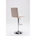 thumbnail image 4 of Yorkie Velours Rembourré Moderne Tabouret de Bar Pivotant en Beige (Lot de 2), 4 of 4