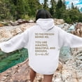 thumbnail image 3 of Mental Health Hoodies for Women 2025 To The Person Behind Me Hoodie You Matter Hoodies Hooded Sweatshirt Pullover Tops, 3 of 4