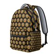 thumbnail image 2 of Black Sunflower Backpack for School,Cute School Bag,Schoolbag with Adjustable Shoulder Straps & Padded Back,15.3"x11"x7.1".﻿, 2 of 6