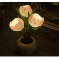 thumbnail image 4 of SHENMO Tulipe led Lampe Lampe de table Décorative Intérieure simulation Tulipe flo, 4 of 4