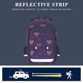 thumbnail image 5 of FORMRS Unisex School Backpack 17" Student Travel Bag with Laptop Compartment, Love in The Clouds, 5 of 7