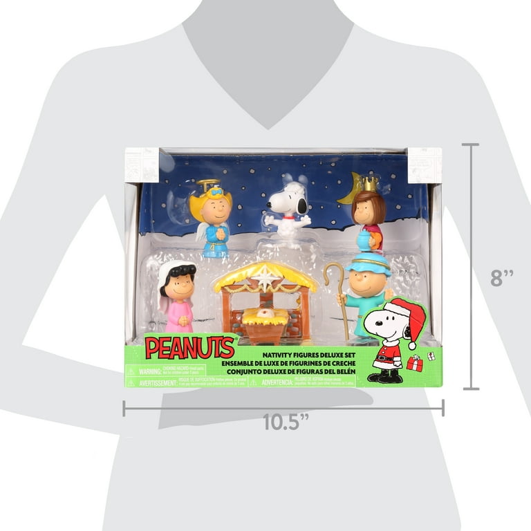 Peanuts Christmas Nativity Figure Set, 8