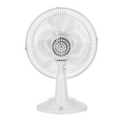 Mainstays 12 3-Speed Oscillating Table Fan, FT30-8MBW, New, White