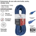 thumbnail image 4 of Extensión de Uso Rudo Aterrizada 8m IUSA Azul Clavija Recta, 4 of 5