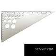thumbnail image 3 of Ludwig Precision Aluminum Triangle - 12", 30-60-90 Degree, 3 of 3
