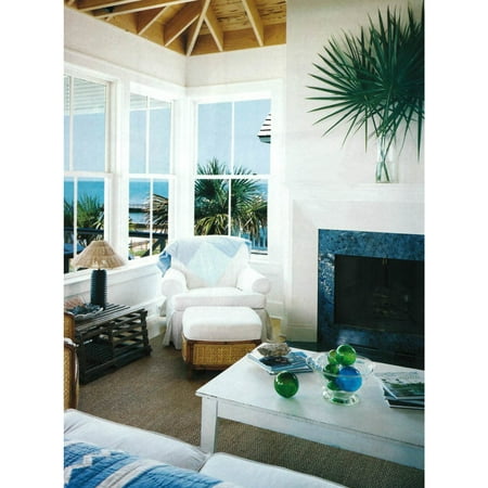 Natural Seagrass Rugs Natural Area Rugs, Hand-Crafted Mayfair Natural Seagrass Rug 8' x 10 Khaki Wide Canvas Border ()