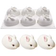 thumbnail image 1 of 3D Conejo de Pascua Conejito Molde de silicona DIY Moldes para hornear Bandejas para hornear Herramienta Decoración para pasteles Caramelos Decoración de pasteles de hielo, 6 cavidades, S WD.WDQZL Hogar, 1 of 5