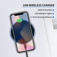 thumbnail image 4 of Amdohai 10W Wireless for iOS/Android Phones Fast Charging Pad Multi, 4 of 7