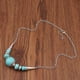 thumbnail image 4 of Collar para mujer, joyería para mujer, collar étnico de girasol y turquesa, joyería para damas y niñas, regalos exquisitos, collar, 4 of 5