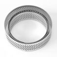 thumbnail image 7 of 5Pcs Tart Ring, Perforated Tart Rings for Baking, Stainless Steel Nonstick Round Cake Ring, Metal Pastry Mold for French Dessert, Small Fruit Tarte Crust, Circle Tartlet, 7 of 7