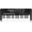 Black, variant on MK1 37 Keyboard Piano, Mini Portable Multi-Function Piano with Excellent Sound Quality, -In Speaker & LED Display, Small Electric Keyboard for Beginners (White)