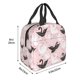 thumbnail image 3 of Easygdp Swan And Flowers2 Bolsa Térmica Premium - Tela Oxford Impermeable, Gran Capacidad, Bolsillo Frontal, Unisex para Trabajo, Escuela, Actividades al Aire Libre y Picnics, 3 of 8