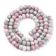 thumbnail image 2 of Faceted Electroplated Glass Beads Strands AB Color Plated Abacus Medium Aquamarine 6x5mm Hole: 1.2mm about 88~89pcs/strand, 2 of 3