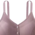 thumbnail image 4 of Bixock Sport Bra for Women Wireless Bra Plus Size Bra Thin Cups Side Coverage Wide Straps Comfortable Everyday Women Under Wear, 4 of 6