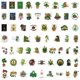 thumbnail image 4 of Pegatinas Littles Shops of Horrors Plants, 60 unidades, impermeables, 4 of 4