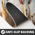 thumbnail image 4 of Bingfone 2 Pcs Kitchen Rugs and Mats,Cushioned Anti-Fatigue Floor Mat,PVC Non-Slip Kitchen Rug Set for Kitchen,Laundry Room,Sink 17"x47"+17"x29" - Cute Prairie Sheep Herd, 4 of 6