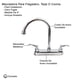 thumbnail image 2 of Llave Mezcladora Agua Fregadero O Tarja De Cocina Alfa  Cromado Manerales De Zinc, 2 of 3
