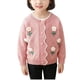 thumbnail image 2 of Suéter abrigo cárdigan de niña suéter de punto suéter de solapa grande suéter para niños chaqueta suéter para niños parte superior de poliéster, 2 of 8