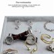 thumbnail image 4 of Velvet Jewelry Box, Soft Jewelry Case, Ring Box, Scratch-Resistant Jewelry Display, Jewelry Storage, 4 of 5