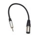 thumbnail image 2 of 3.5mm Stereo Plug Audio Cable 3.5mm Stereo Plug to 3 Pin XLR Male Microphone Audio Cable Cord Adapt, 2 of 5