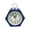 Blue, variant on Silent Non‑Ticking Bedside Alarm Clock, Fashion Compact Portable Wake‑Up Clock for Teens Office Workers Home Travel, AA Battery Operated (Battery Not Included)
