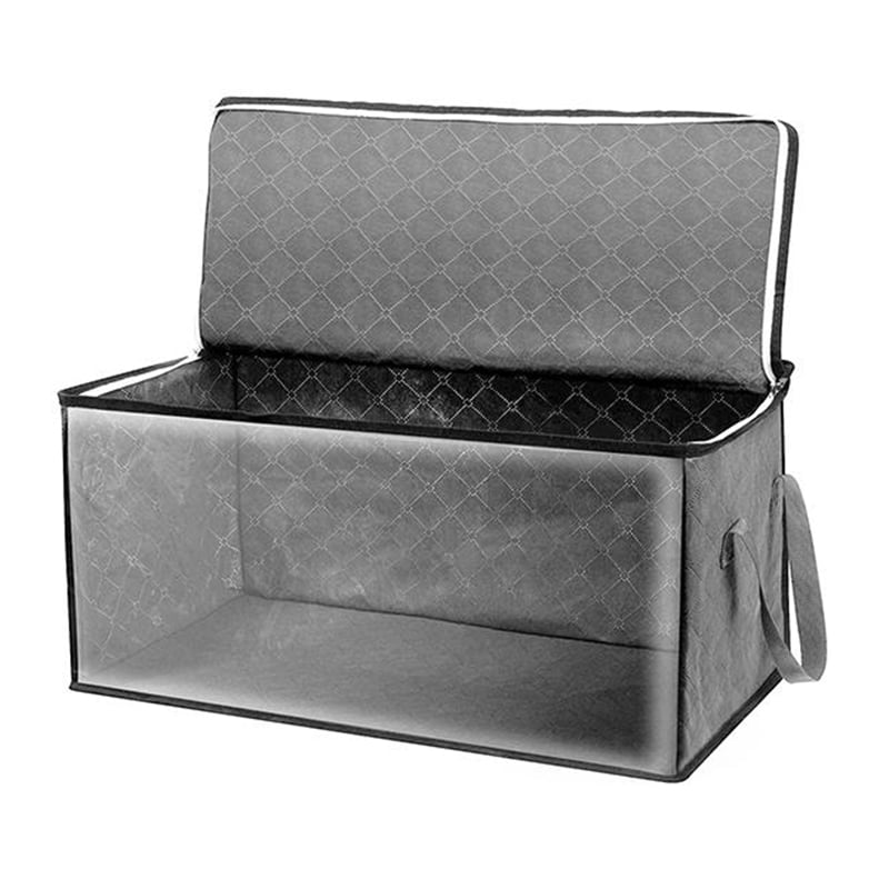 Portable Non-woven Space Saver Storage Bag Clothes Quilt Blanket Organizer Box 