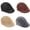 Black, variant on Newsboy Cap for Men Summer Casual Adjustable Retro Washed Cotton Ivy Berets Classic Breathable Flat Cap Comfortabl Khaki Driving Hunting Workout Cabbie Hat