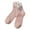 czb# Pink751, variant on CUZIBR Cozy Socks For Women Cartoon Animal Pattern Winter Warm Slipper Socks Non Slip Thicken Plush Stockings Sleeping Comfy Dailywear,White,One Size