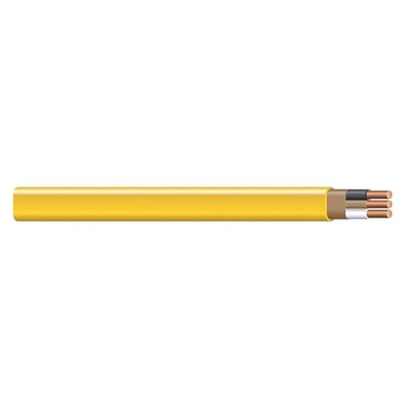12/2 NM-B, Non-Metallic, Sheathed Cable, Residential Indoor Wire, Equivalent to (100Ft Cut)
