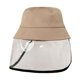 thumbnail image 2 of 2/3/4 piezas niños bebé sombrero con cubierta facial a prueba de polvo a prueba para exteriores - púrpura + rosa, 48- Baoblaze Sombrero Anti Escupir para Niños, 2 of 8