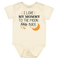 thumbnail image 3 of Inktastic I Love My Mommy to the Moon and Back Boys or Girls Baby Bodysuit, 3 of 5