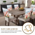 thumbnail image 4 of Spring Floral Chair Covers Set of 1 Watercolor Illustration Poppy Grass Beach Sky Chair Back Covers Stretch Removable Washable Slipcovers Protector for Dining Room Kitchen Party Decor, 4 of 5