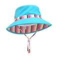 thumbnail image 2 of Baby Toddler Sun Hat,Boys Girls Bucket Hat for Kids UPF 50+ Sun Protective Child Summer Beach Hats(Watermelon Red,S), 2 of 5