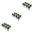 thumbnail image 1 of Advancent 8/Lot Plastic Cedar Tree Railway Street 1:75 Scale Scenery Architectural OO Type1 NO1, 1 of 6