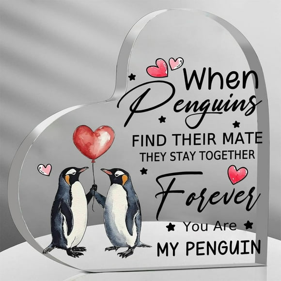 czcpp-Gifts for Him Her, Anniversary Acrylic Keepsake Gifts 3.9x3.9 in Boyfriends Girlfriends Gift Husband Wife for Valentines Anniversary Wedding Gift