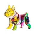 thumbnail image 3 of Estatua de bulldog francés, escultura de perro, centro de mesa, estatua de animal, figuras de escritorio vistoso, 3 of 9