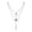 AA1, variant on Layering Gothic Jewelry Sun Moon Crystal Pendant Necklace For Women Adjustable Length Neckchain Fashion Accessories