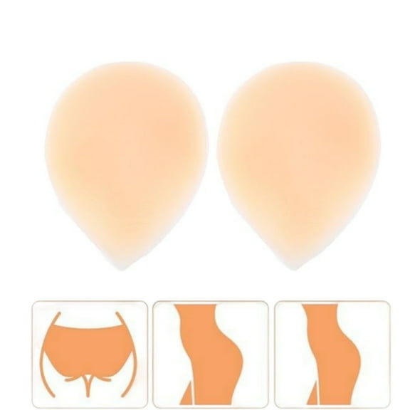 Women Silicone Butt Pads,Self-Adhesive Butt Pad,Durable Adhesive Soft Elastic Hip Thigh Pads for Women Dates Parties,1 Pair
